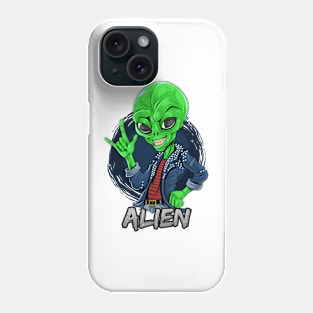 alien rocker Phone Case