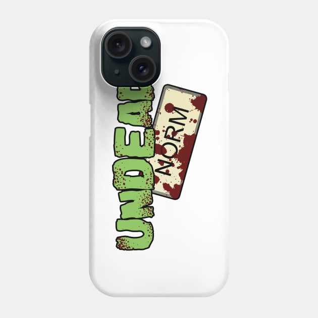 Undead Norm Logo Phone Case by StineBrunson