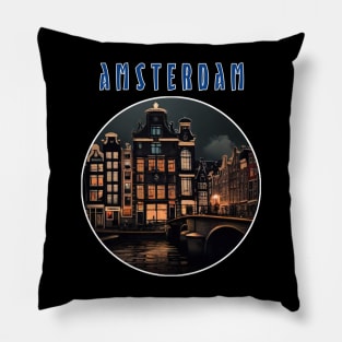 amsterdam netherlands skynight Pillow