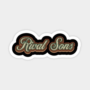 Rival Sons Vintage Text Magnet