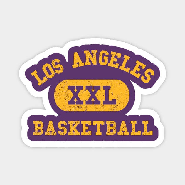 Los Angeles Basketball Magnet by sportlocalshirts