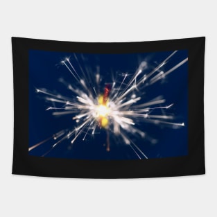 Sparkler in the dark III Tapestry