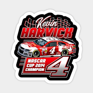 Kevin Harvick 4 Champion Magnet