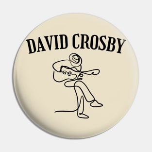 David Crosby Pin