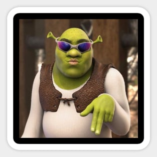 Shrek Meme Sticker | Sticker