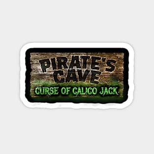 Pirate's Cave: Curse of Calico Jack Logo Magnet