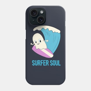 Surfer Soul - Cute ghost surfer Phone Case