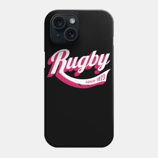 Cool rugby logo distressed Phone Case