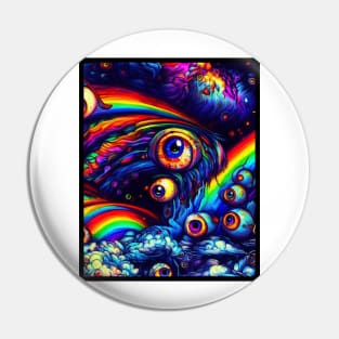 Psychedelic abstract artwork Pin