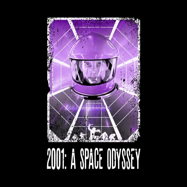 HAL's Harmony 2001 Space Odyssey Iconic Characters Graphic T-Shirt by WildenRoseDesign1