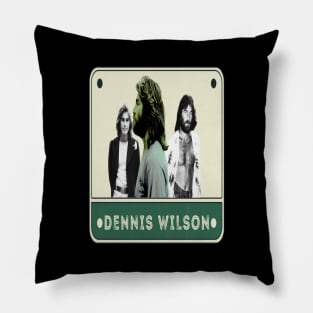 Dennis wilson//Vintage for fans Pillow