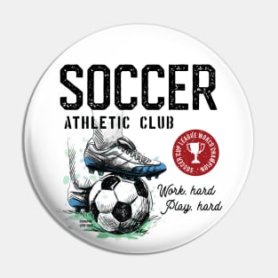 Soccer Athletic Club © GraphicLoveShop Pin