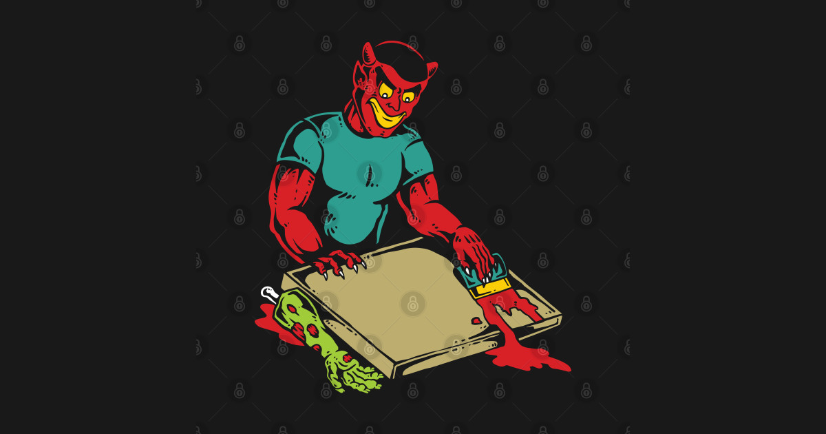 Devil screen printing Devil TShirt TeePublic