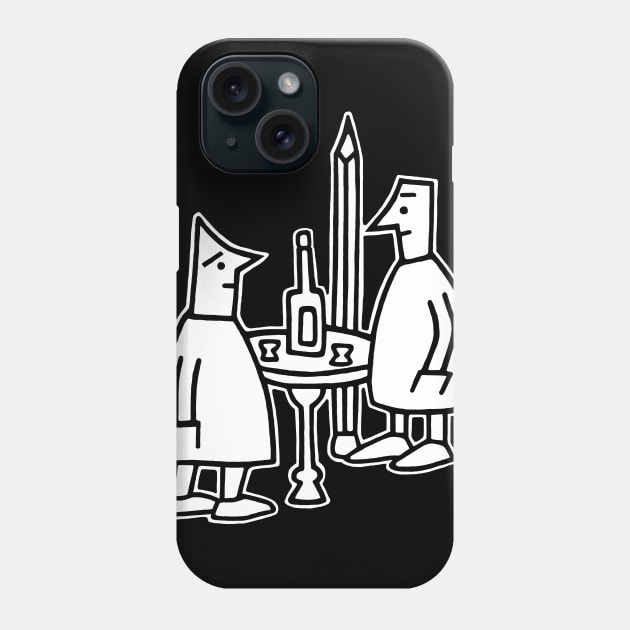 Wine drinking Phone Case by Anne-Marie van Warmerdam