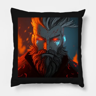 Valheim Inspired Viking Portrait Pillow