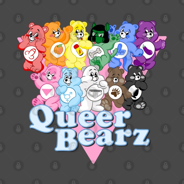 Queer Bearz Gang - pink triangle by RobskiArt