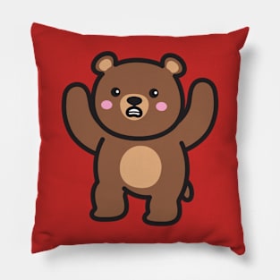 Angry Bear Pillow