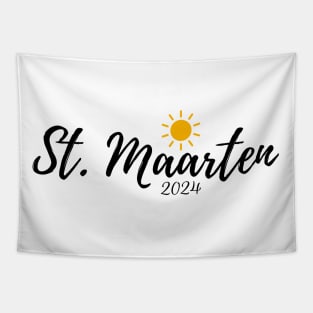 St. Maarten Souvenir Caribbean Sun 2024 Travel Gift Tapestry
