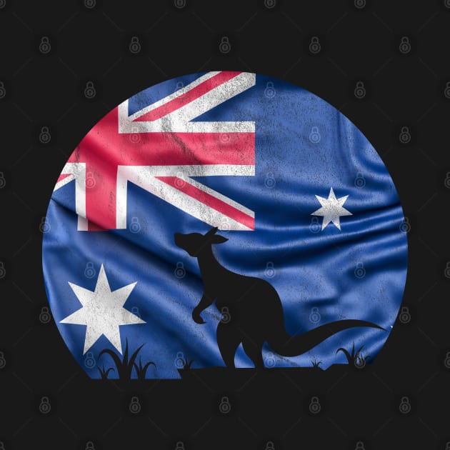 Australia Kangaroo Flag by Cooldruck