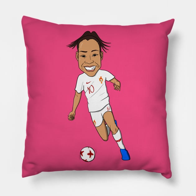 Jéssica Silva 2019 Pillow by Luzinha