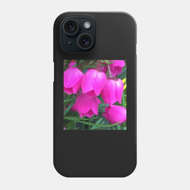 Petite Pink Bell Flowers Phone Case by Photomersion