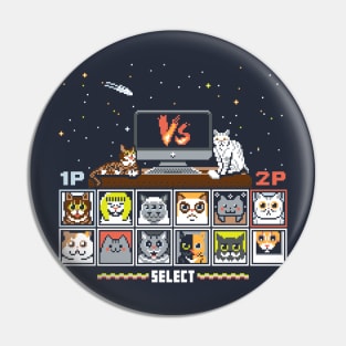 Internet Cat Fight Pin