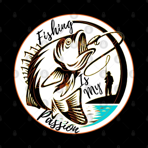 fishing is my passion by UMF - Fwo Faces Frog