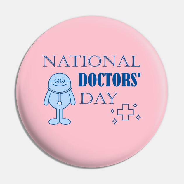 Doctors' Day Pin by AnjPrint