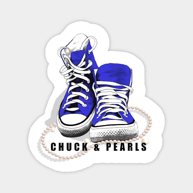 Chuck and Pearls Magnet by DreamPassion