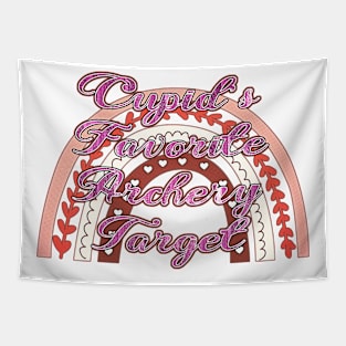 Cupid's Favorite Archery Target - Valentine's Day Tapestry