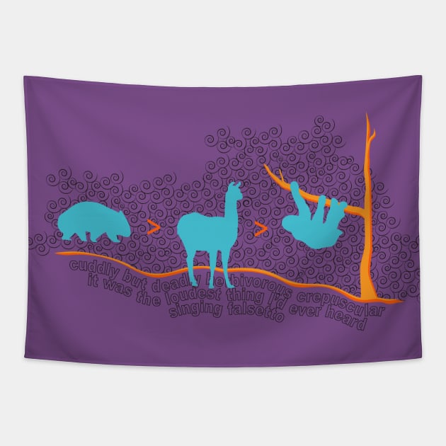 Phish Jamming Mammals Tapestry by NeddyBetty