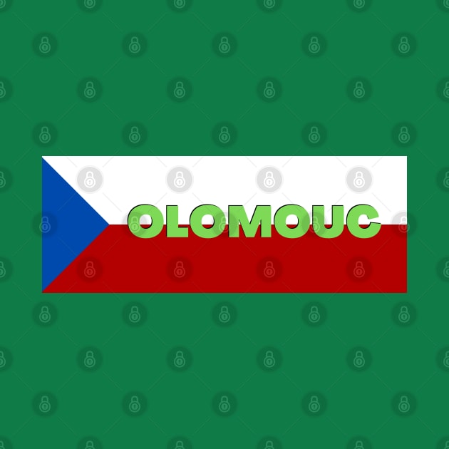 Olomouc City in Czech Republic Flag by aybe7elf