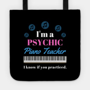 Psychic Piano Teacher Tote