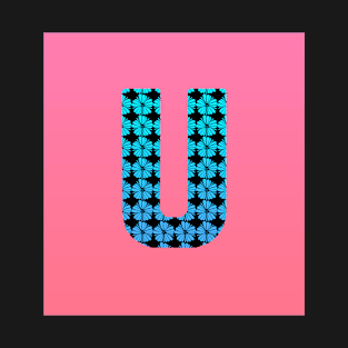 Letter U from roses T-Shirt