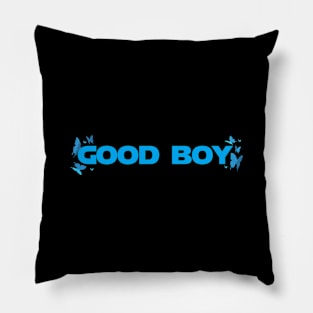 Good Boy Butterfly Pillow