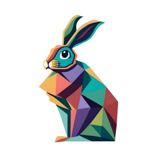 Geometric Cute Rabbit T-Shirt