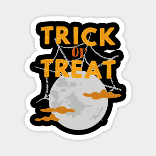 Trick or treat for Halloween party Magnet