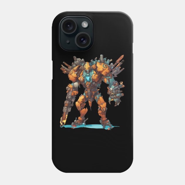 mecha soldier Phone Case by animegirlnft