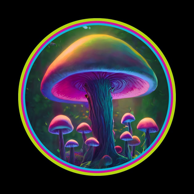 Trippy Mushrooms by DavidLoblaw