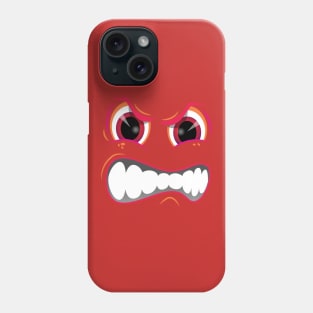 Angry Face Rd Phone Case