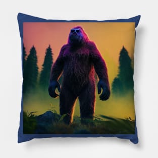 Dope Sasquatch in Nature Pillow