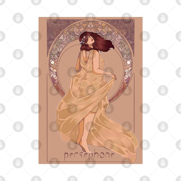 Persephone Mucha Style by reibub