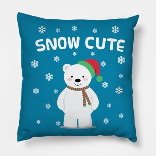 Christmas Snow Cute Pillow