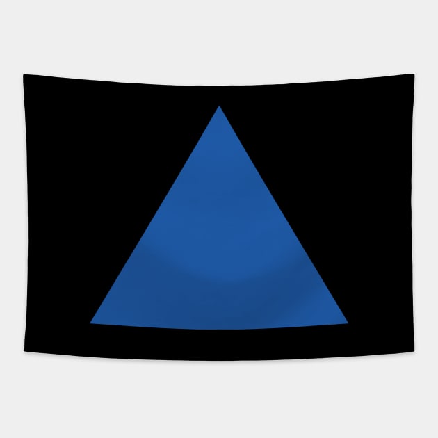 Blue triangle Tapestry by AliciaZwart