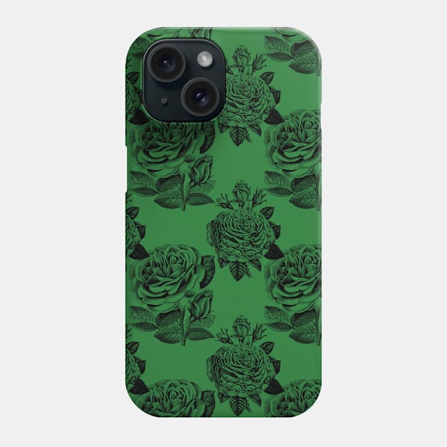 Green Pattern Phone Case by Hastag Pos