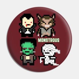 Monstrous-ly Cute Monster Pin