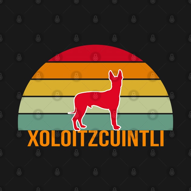 Xoloitzcuintli Vintage Silhouette by seifou252017