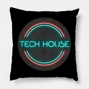 TECH HOUSE MUSIC Pillow