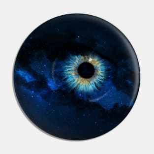 Eye Galaxy Pin