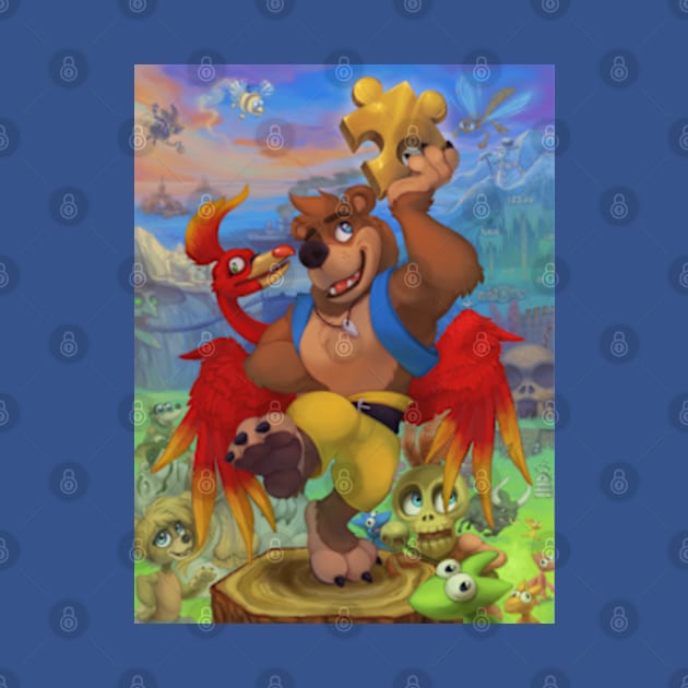 Banjo Kazooie 64 by Wagglezags